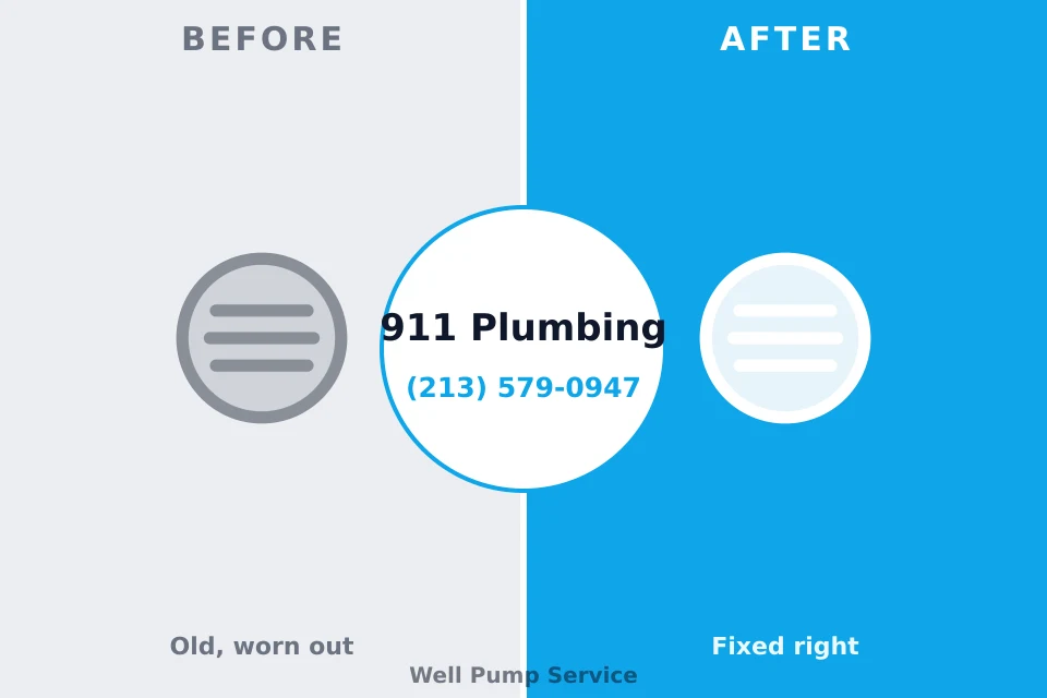 Before and after: plumbing company Albert Lea, MN